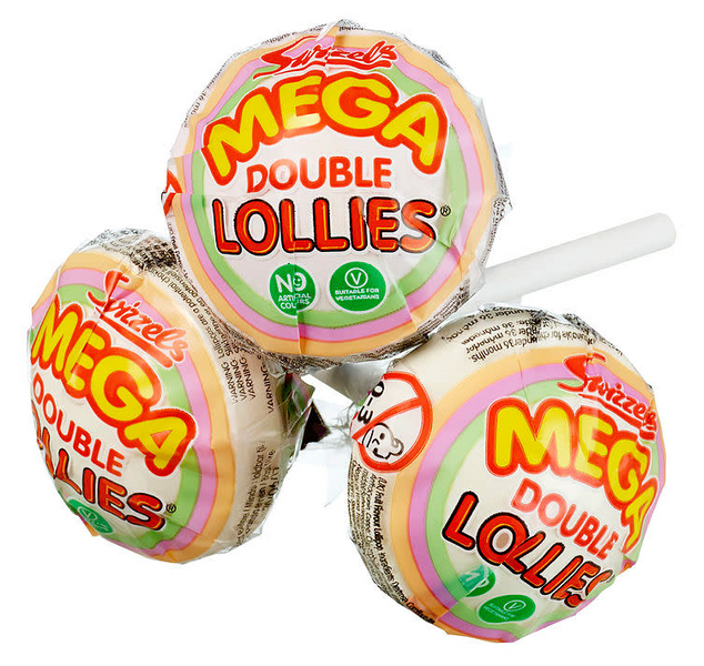 Swizzels Mega Double Lollies 31g - 1 stk