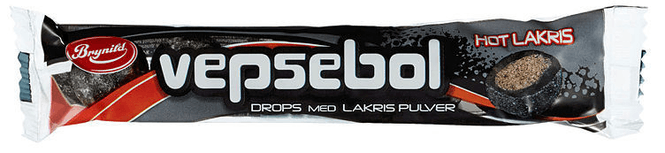 Hovedbilde Vepsebol Hot Lakris Brynild 42g
