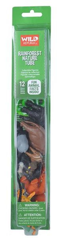 Wild Republic Rainforest Nature Tube 12 stk