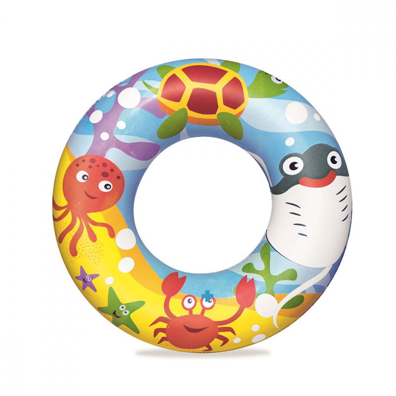 Bestway Bassengsett - Badebasseng 122 x 20 cm, Badering Og Ball