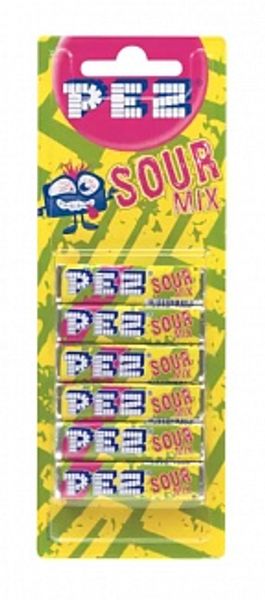 PEZ Refill Sour 6 PK 51g