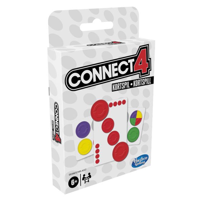 Hovedbilde Connect 4 Kortspill Hasbro - Norsk Utgave