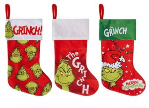 Hovedbilde Grinchen Julestrømpe 46cm Assortert