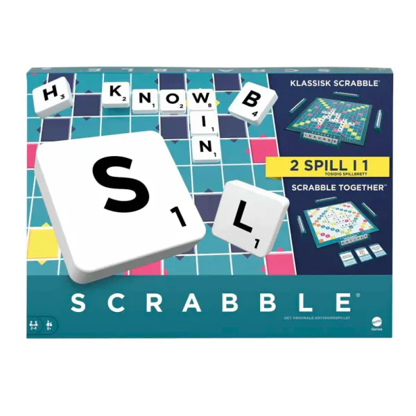 Scrabble Original Mattel Games - Norsk Utgave