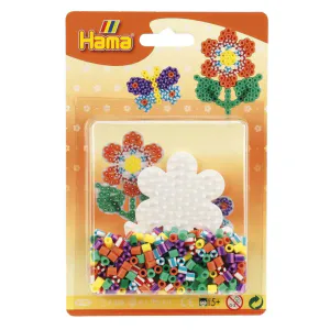 Hovedbilde Hama Midi 350 Perler Flower Blister
