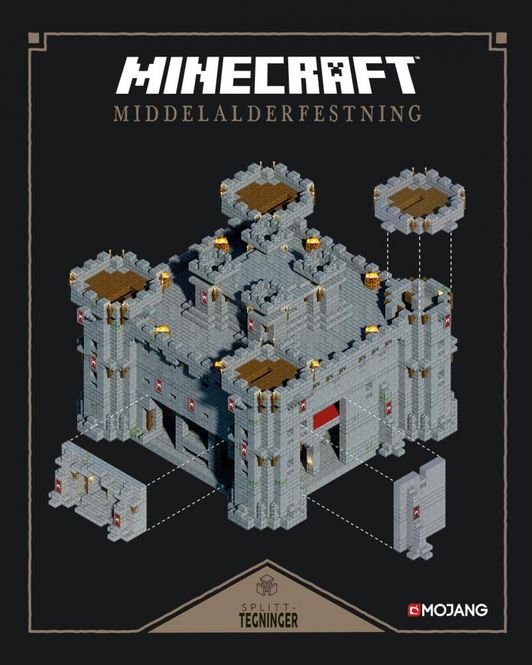 Hovedbilde Minecraft Middelalderfestning (Bok)