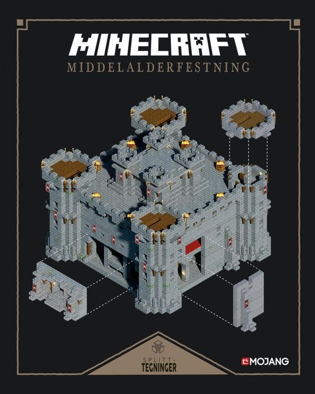Minecraft Middelalderfestning (Bok)