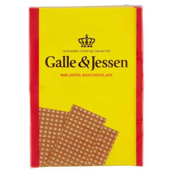 Galle & Jessen Mælkepålægschokolade 2 PK 216g