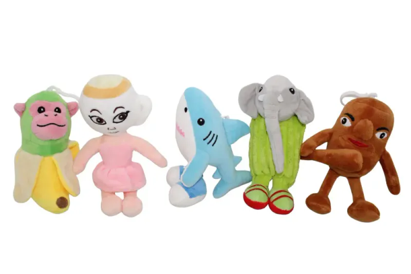 Brainrot Brain Rottiz Tung Tung Tung Sahur Plysj 15 cm Nøkkelring