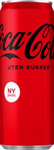 Hovedbilde Coca-Cola Uten Sukker 330ml Boks Sleek