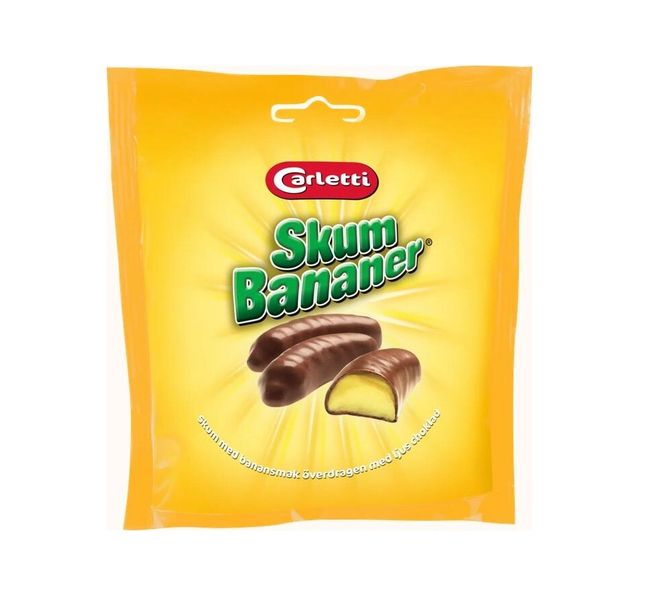 Carletti Skum Bananer 100g